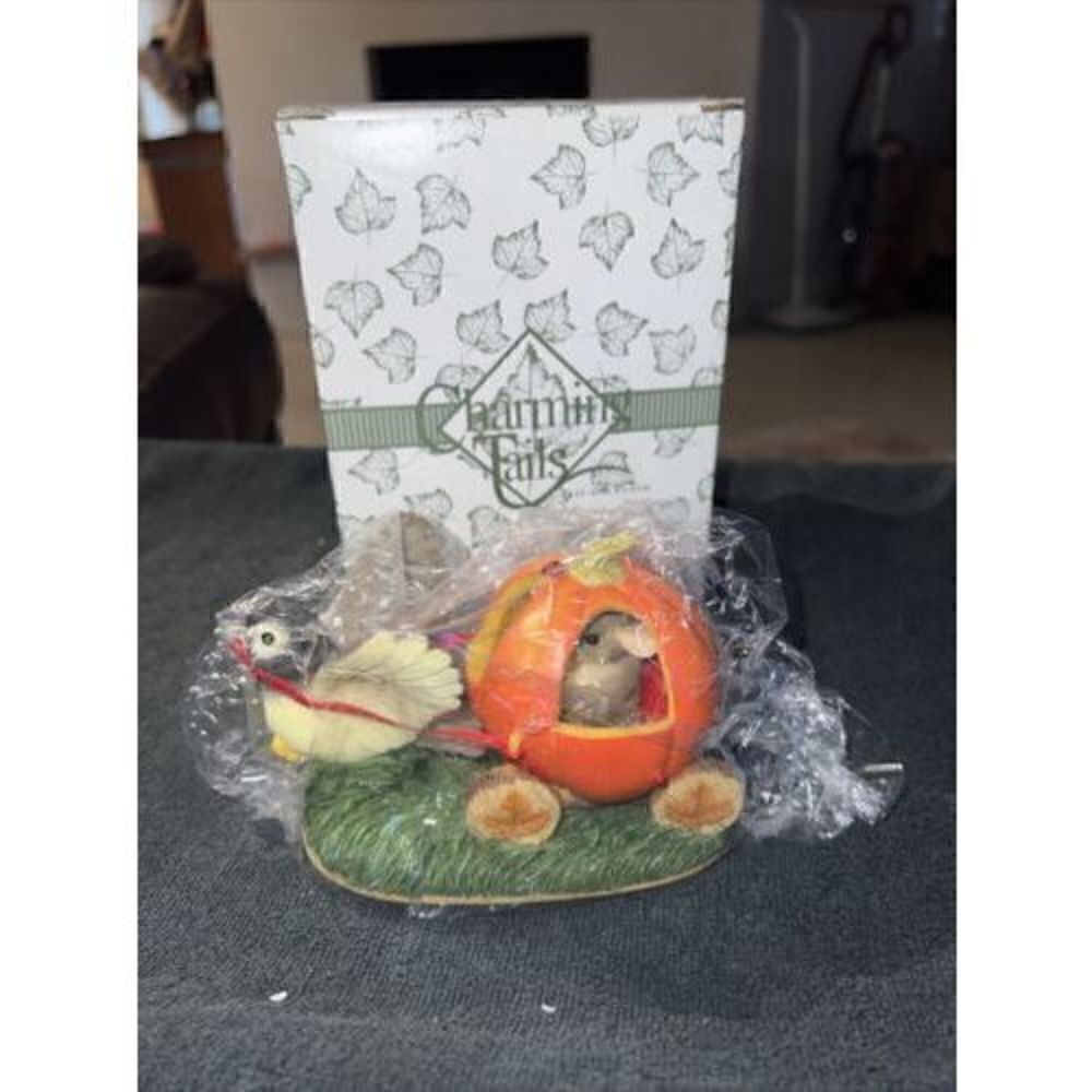 Charming Tails You're My Princess 85/105 Fall Mouse Pumpkin Dean Griff Signed